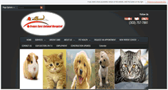 Desktop Screenshot of evanseastvet.com